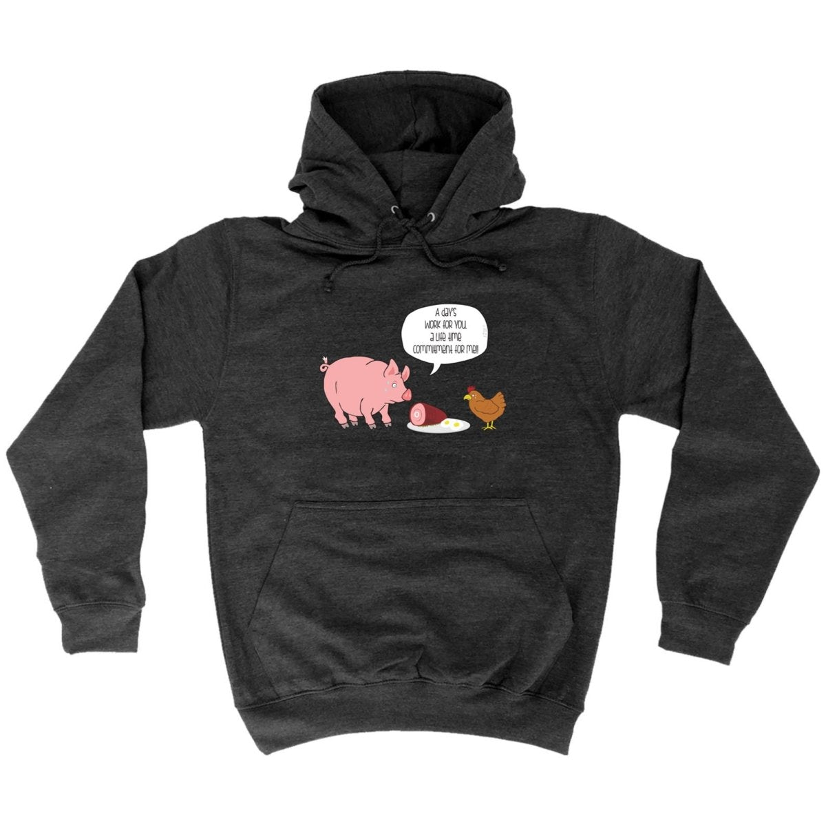 A Days Work Life Time Commitment - Funny Novelty Hoodies Hoodie - 123t Australia | Funny T-Shirts Mugs Novelty Gifts