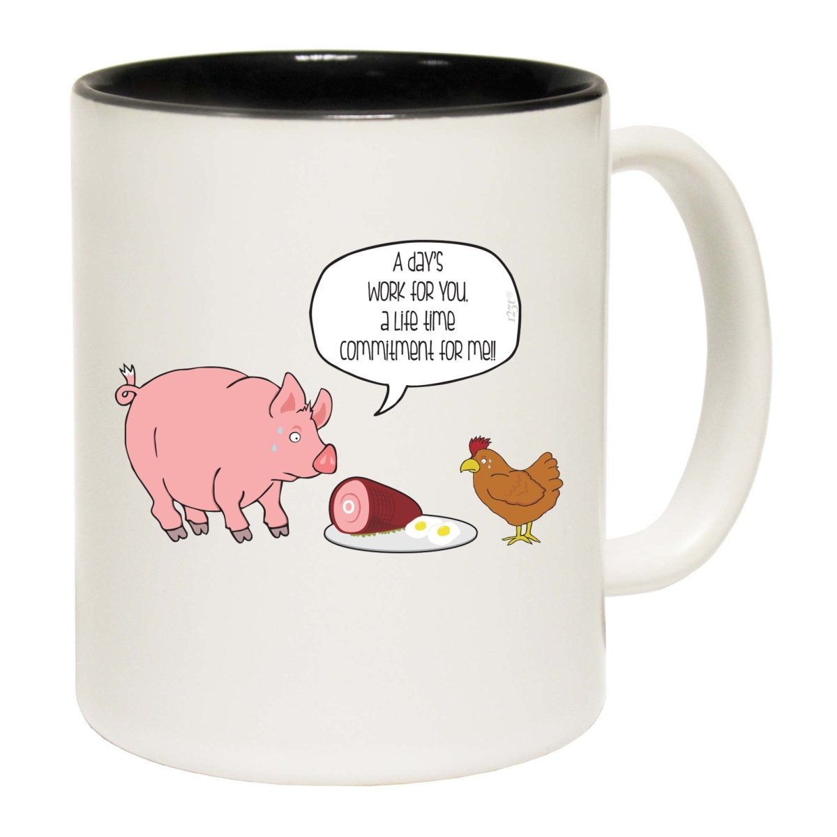 A Days Work Life Time Commitment Mug Cup - 123t Australia | Funny T-Shirts Mugs Novelty Gifts