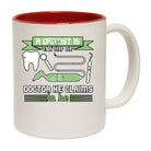 A Dentist Is Only Half The Doctor He Claims To Be Mug Cup - 123t Australia | Funny T-Shirts Mugs Novelty Gifts