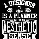A Designer Is A Planner With An Aesthetic - Mens Funny T-Shirt Tshirts - 123t Australia | Funny T-Shirts Mugs Novelty Gifts