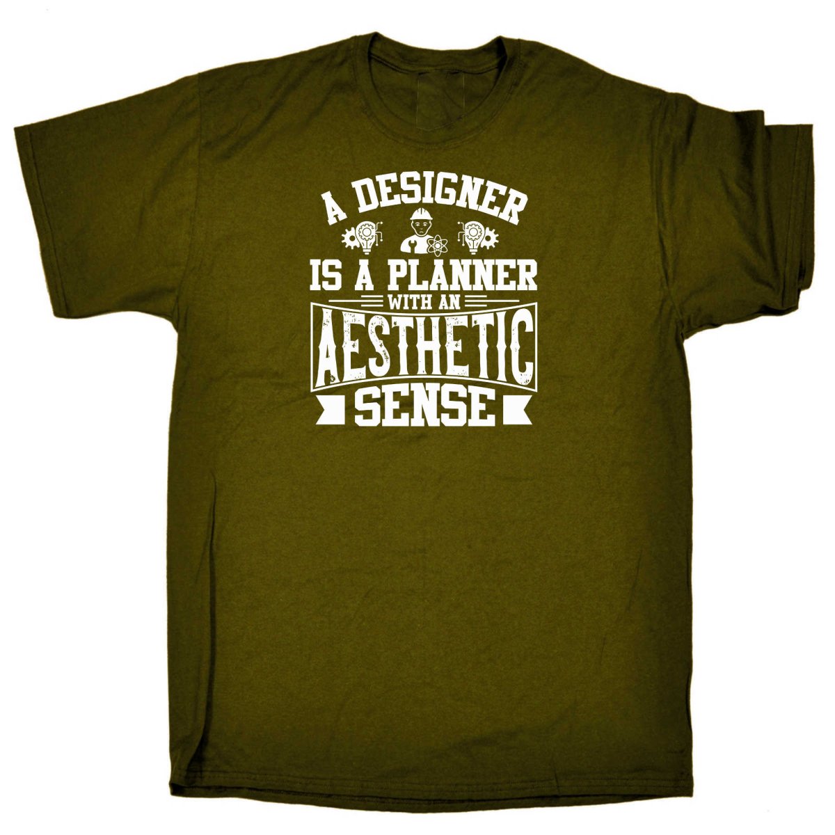 A Designer Is A Planner With An Aesthetic - Mens Funny T-Shirt Tshirts - 123t Australia | Funny T-Shirts Mugs Novelty Gifts