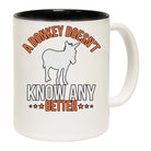 A Donkey Doesnt Know Any Better Mug Cup - 123t Australia | Funny T-Shirts Mugs Novelty Gifts