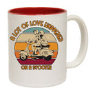 A Lot Of Love Happened On A Scotter Mug Cup - 123t Australia | Funny T-Shirts Mugs Novelty Gifts