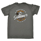 A Man Says A Lot Of Things In Summer Winter - Mens Funny T-Shirt Tshirts - 123t Australia | Funny T-Shirts Mugs Novelty Gifts