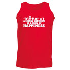 A Messy Kitchen Is A Sign Of Happiness - Funny Novelty Vest Singlet Unisex Tank Top - 123t Australia | Funny T-Shirts Mugs Novelty Gifts