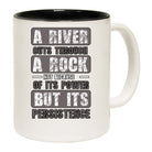 A River Cuts Through A Rock Persistance Mug Cup - 123t Australia | Funny T-Shirts Mugs Novelty Gifts