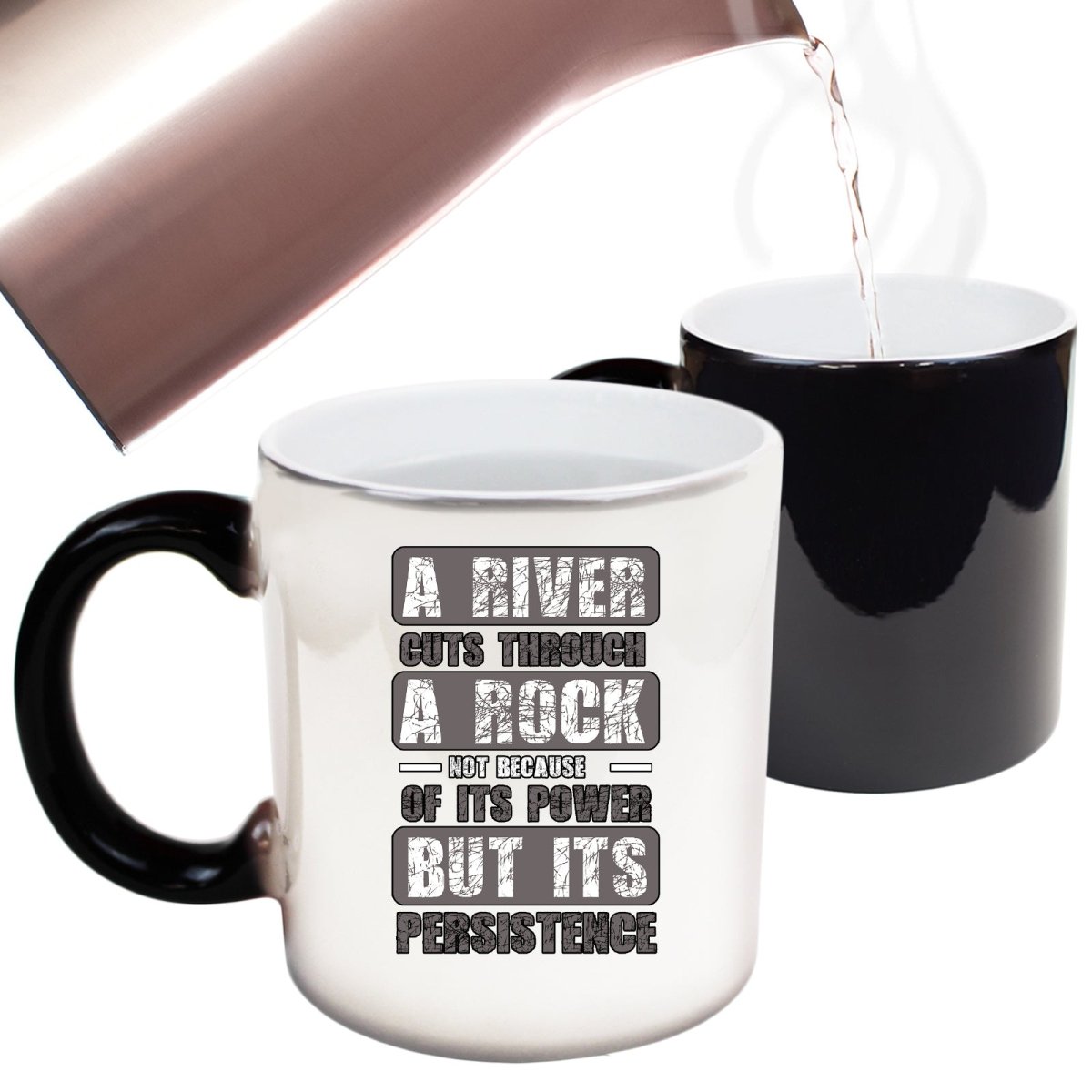 A River Cuts Through A Rock Persistance Mug Cup - 123t Australia | Funny T-Shirts Mugs Novelty Gifts