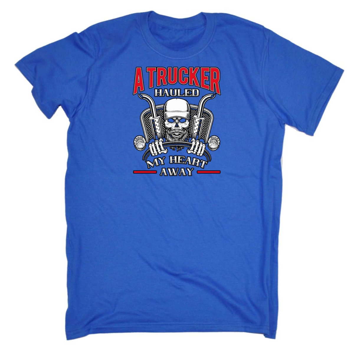 A Trucker Hauled My Heart Away Truck Driver - Mens Funny T-Shirt Tshirts - 123t Australia | Funny T-Shirts Mugs Novelty Gifts