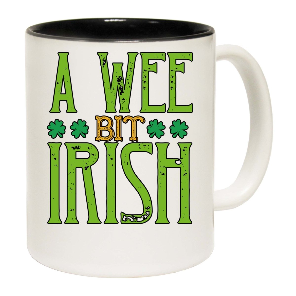 A Wee Bit Irish Mug Cup - 123t Australia | Funny T-Shirts Mugs Novelty Gifts