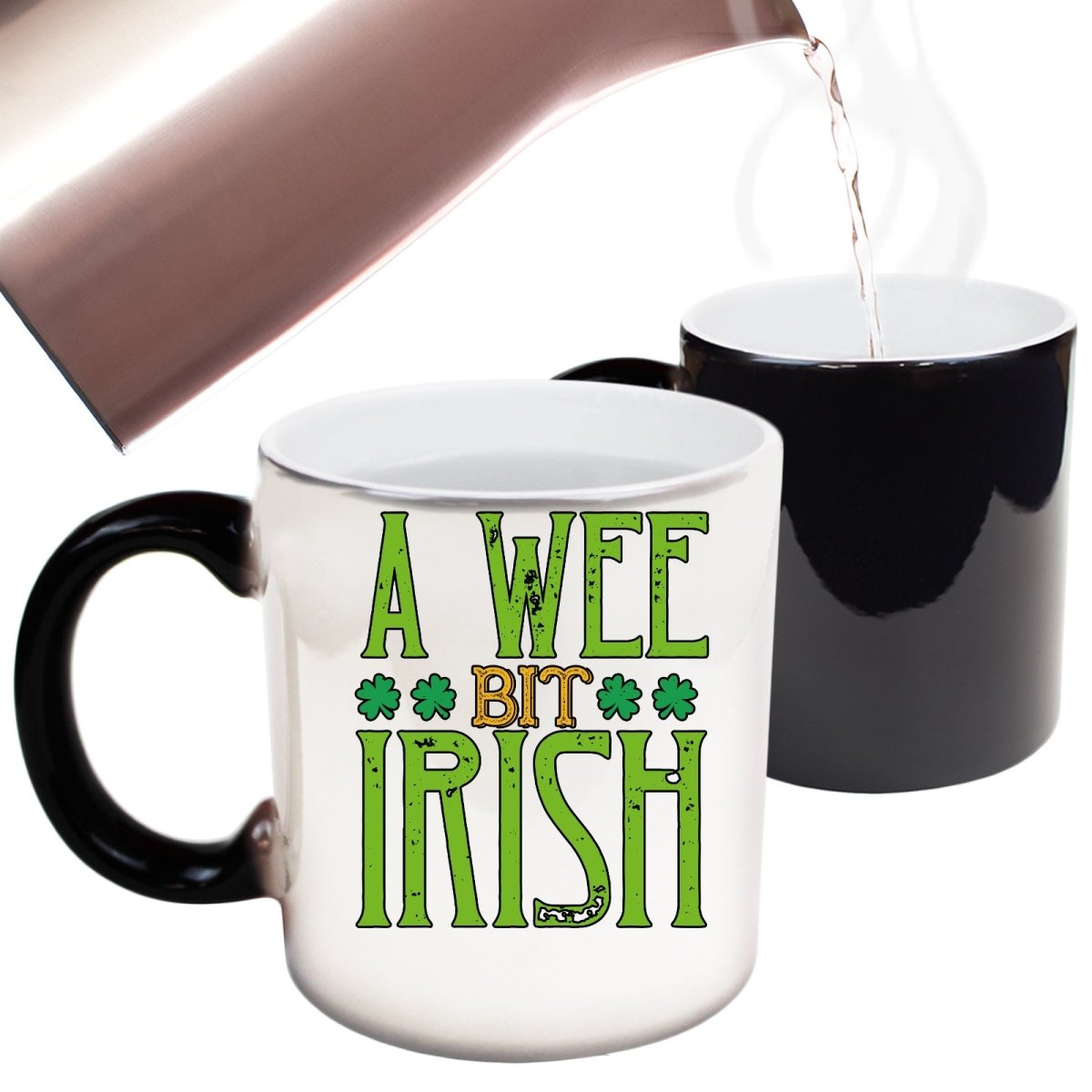A Wee Bit Irish Mug Cup - 123t Australia | Funny T-Shirts Mugs Novelty Gifts
