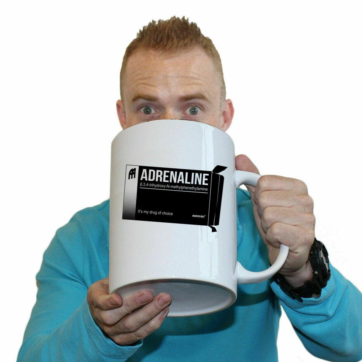 Aa Adrenaline Drug Pack Mug Cup - 123t Australia | Funny T-Shirts Mugs Novelty Gifts