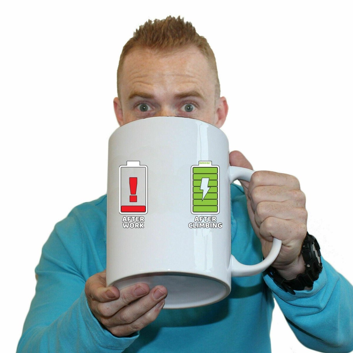 Aa After Work After Climbing Mug Cup - 123t Australia | Funny T-Shirts Mugs Novelty Gifts