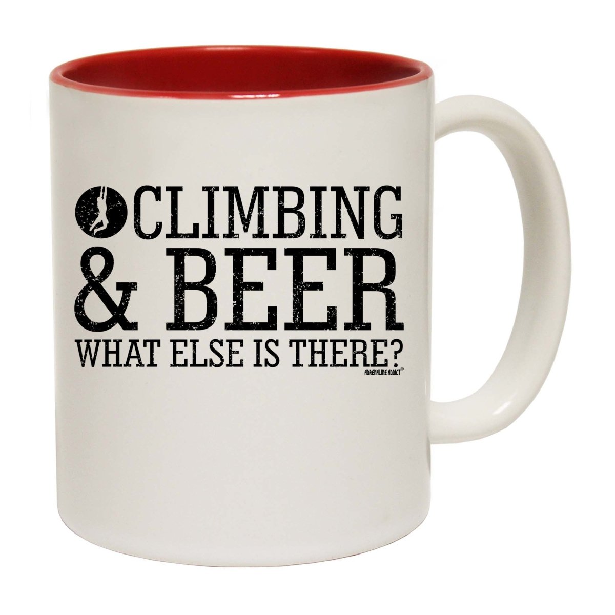 Aa Climbing And Beer What Else Is There Mug Cup - 123t Australia | Funny T-Shirts Mugs Novelty Gifts