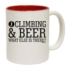 Aa Climbing And Beer What Else Is There Mug Cup - 123t Australia | Funny T-Shirts Mugs Novelty Gifts