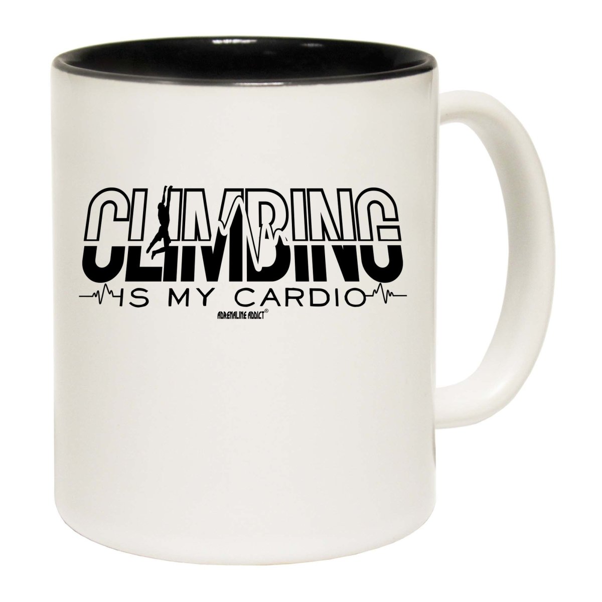 Aa Climbing Is My Cardio Mug Cup - 123t Australia | Funny T-Shirts Mugs Novelty Gifts