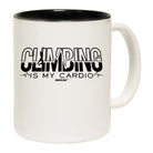 Aa Climbing Is My Cardio Mug Cup - 123t Australia | Funny T-Shirts Mugs Novelty Gifts