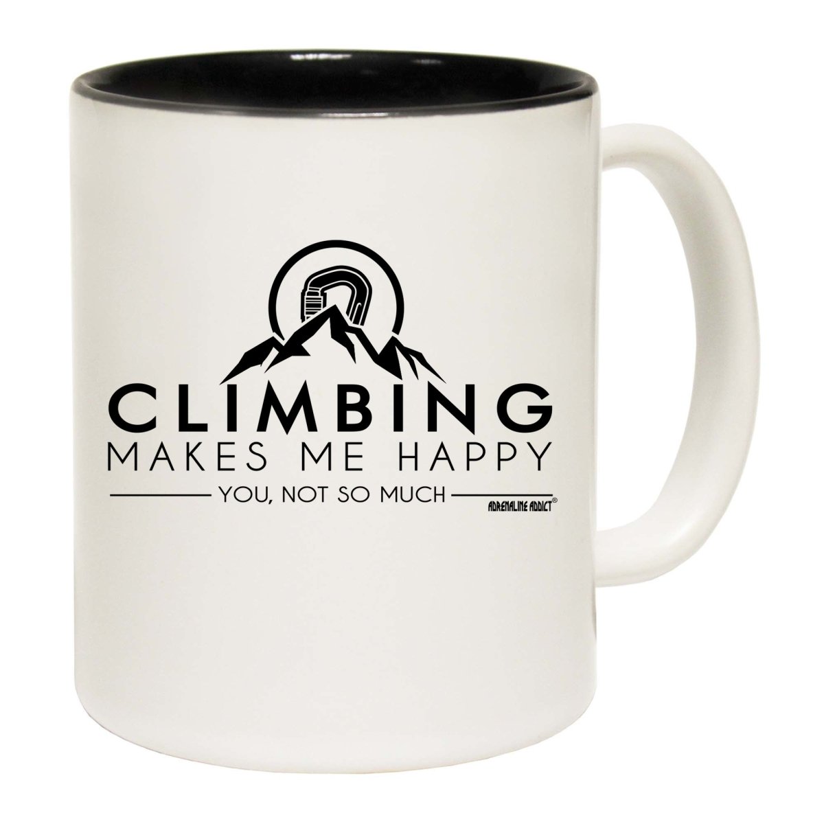 Aa Climbing Makes Me Happy Mug Cup - 123t Australia | Funny T-Shirts Mugs Novelty Gifts