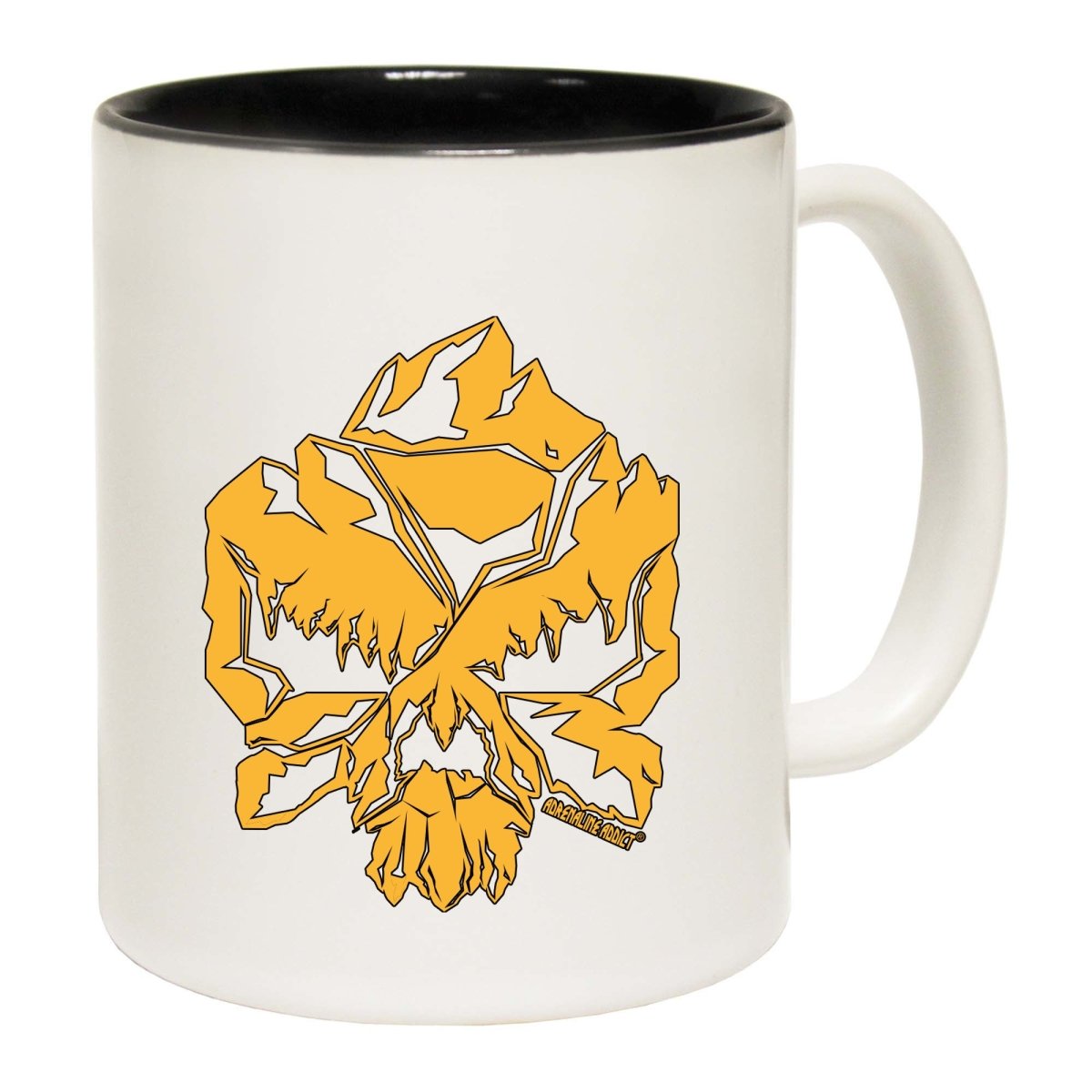 Aa Climbing Skull Mug Cup - 123t Australia | Funny T-Shirts Mugs Novelty Gifts