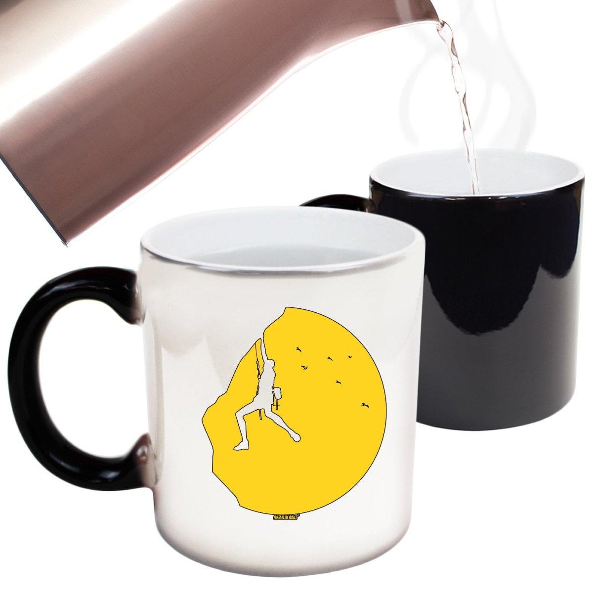 Aa Climbing Sunset Mug Cup - 123t Australia | Funny T-Shirts Mugs Novelty Gifts