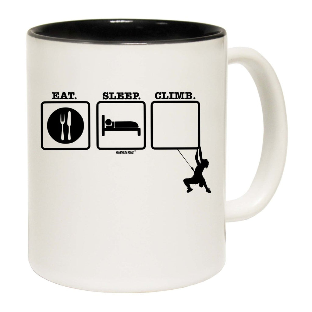 Aa Eat Sleep Climb 1 Mug Cup - 123t Australia | Funny T-Shirts Mugs Novelty Gifts