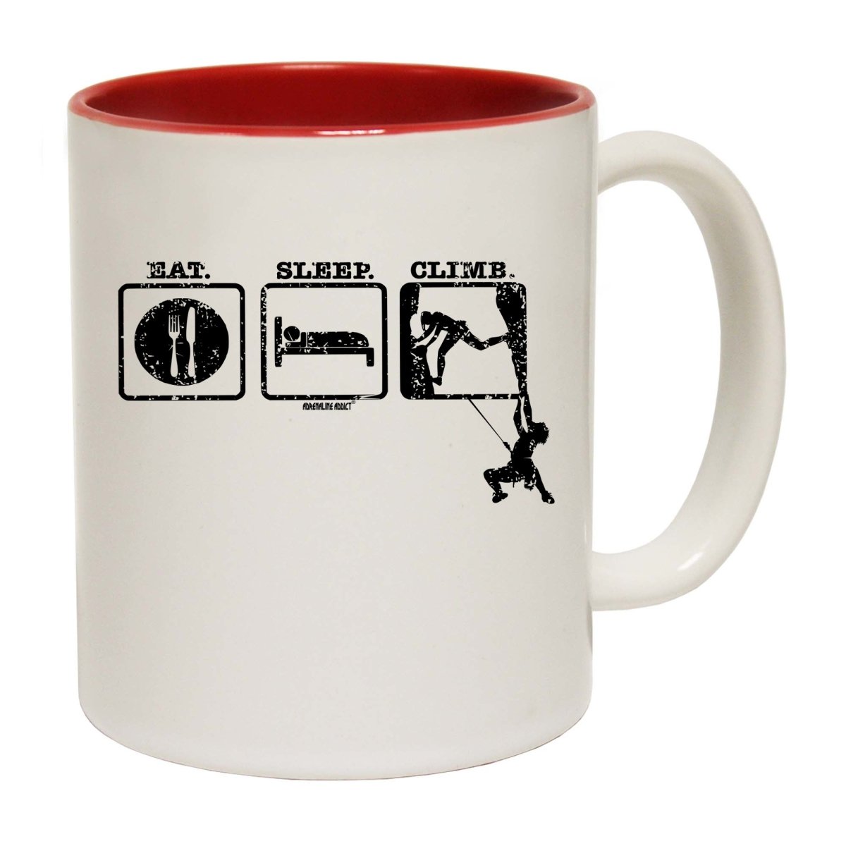 Aa Eat Sleep Climbing 2 Climbers Mug Cup - 123t Australia | Funny T-Shirts Mugs Novelty Gifts