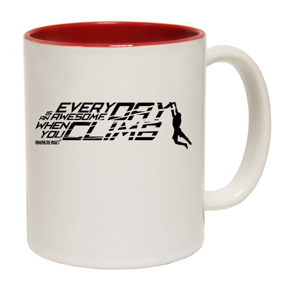 Aa Everyday Is Awesome When You Climb Mug Cup - 123t Australia | Funny T-Shirts Mugs Novelty Gifts