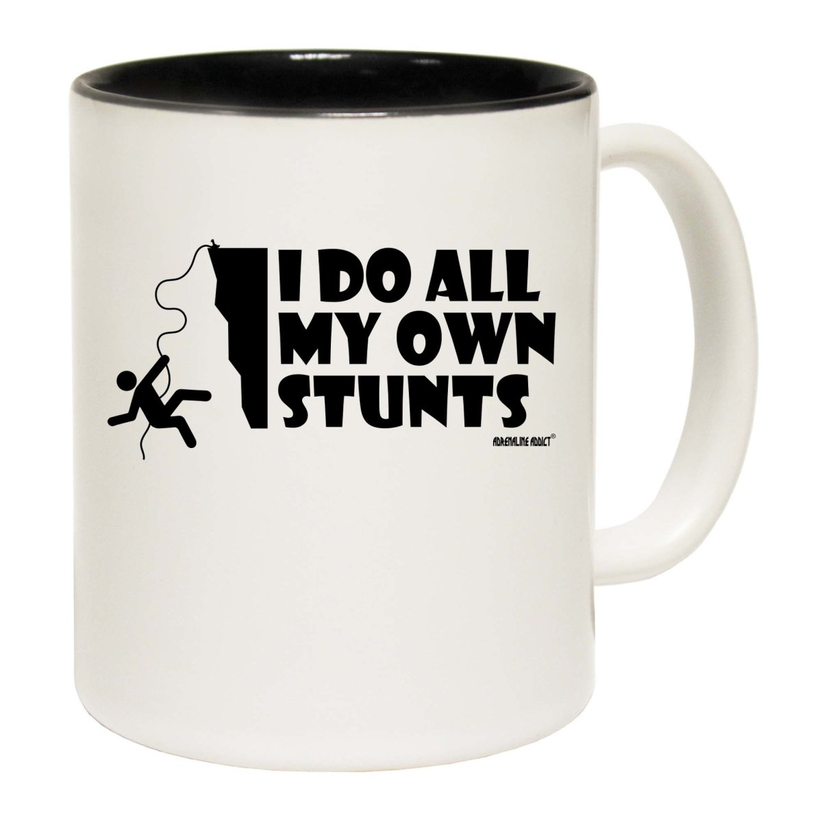 Aa I Do All My Stunts Climbing Mug Cup - 123t Australia | Funny T-Shirts Mugs Novelty Gifts
