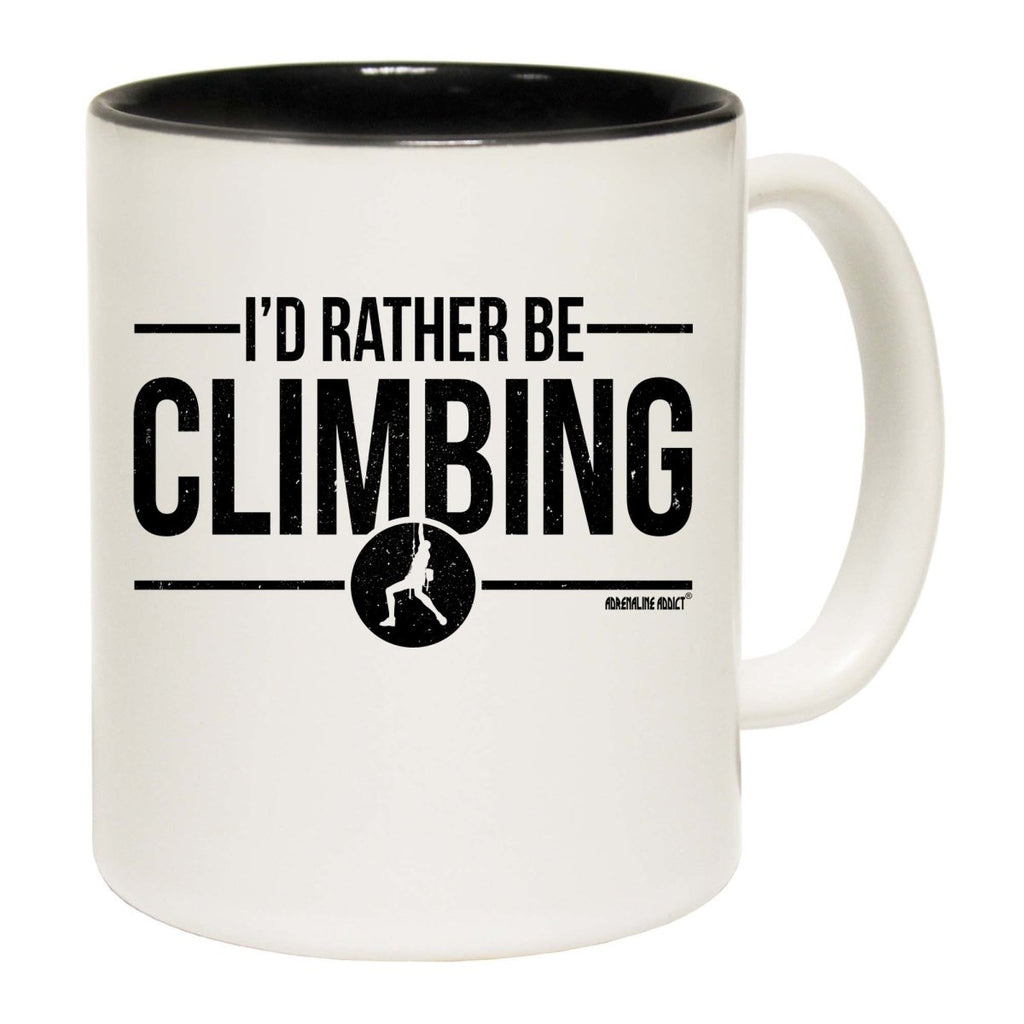 Aa Id Rather Be Climbing Mug Cup - 123t Australia | Funny T-Shirts Mugs Novelty Gifts
