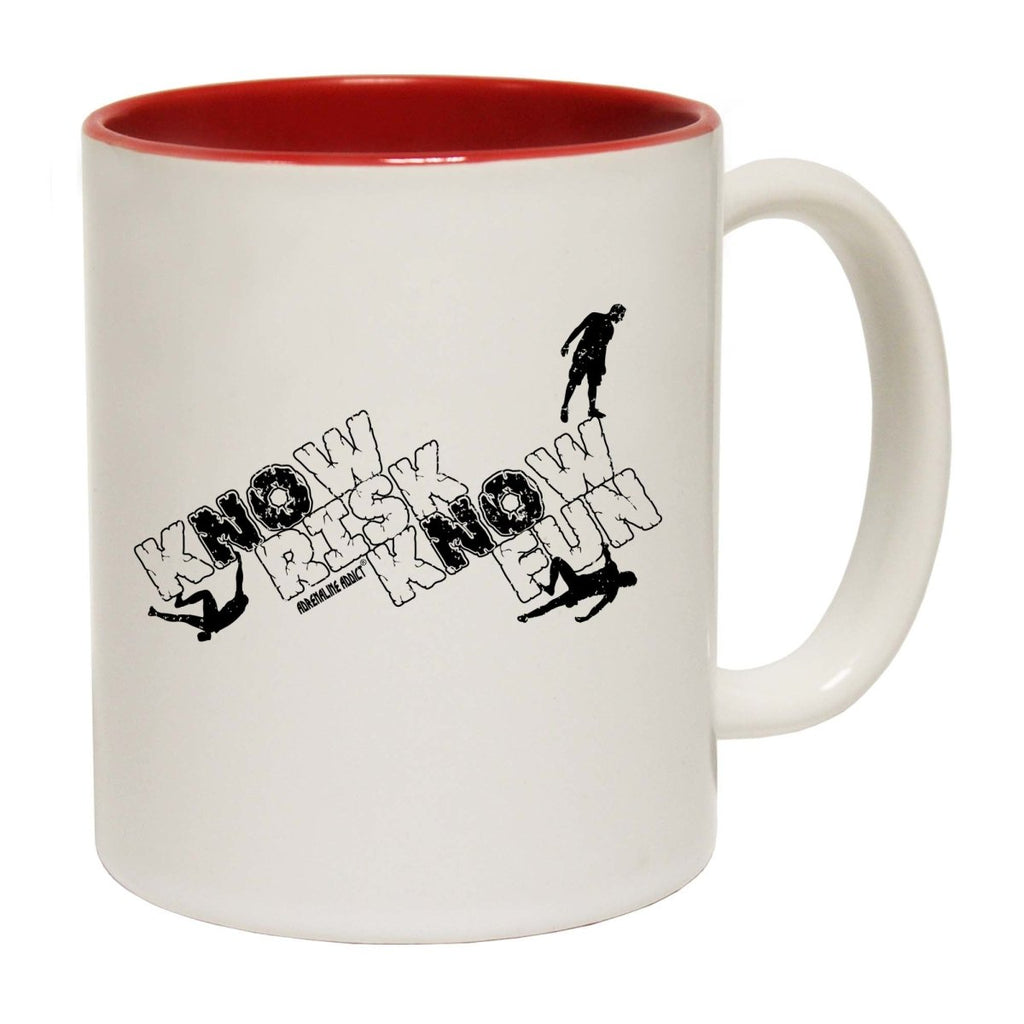 Aa Know Risk Know Fun Mug Cup - 123t Australia | Funny T-Shirts Mugs Novelty Gifts