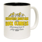 Aa Man May Have Discovered Mountains Mug Cup - 123t Australia | Funny T-Shirts Mugs Novelty Gifts