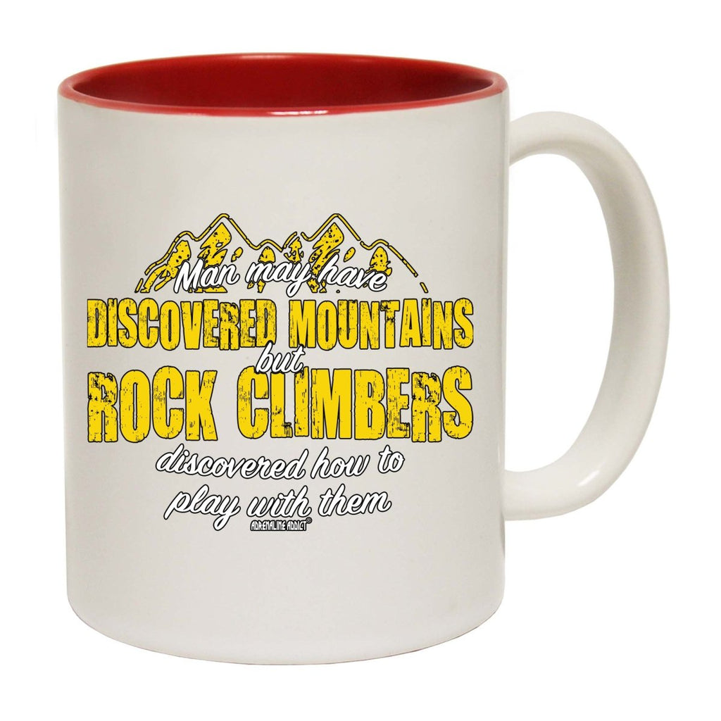 Aa Man May Have Discovered Mountains Mug Cup - 123t Australia | Funny T-Shirts Mugs Novelty Gifts