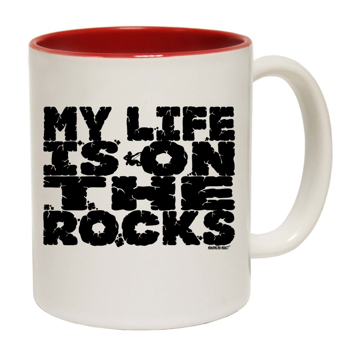 Aa My Life Is On The Rocks Mug Cup - 123t Australia | Funny T-Shirts Mugs Novelty Gifts
