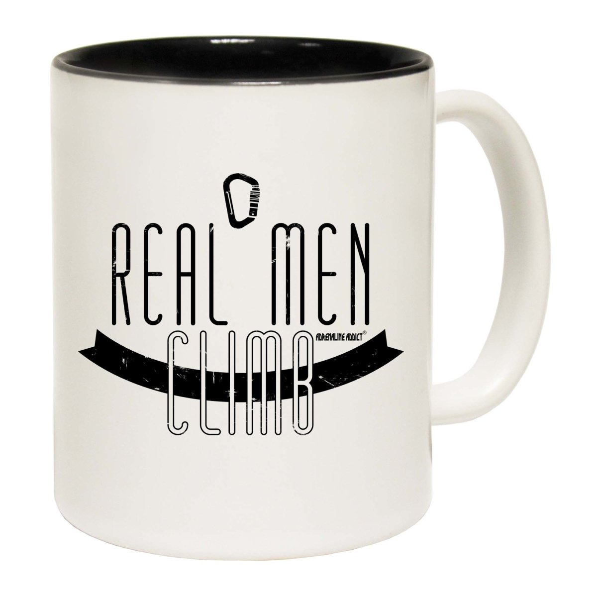 Aa Real Men Climb Mug Cup - 123t Australia | Funny T-Shirts Mugs Novelty Gifts