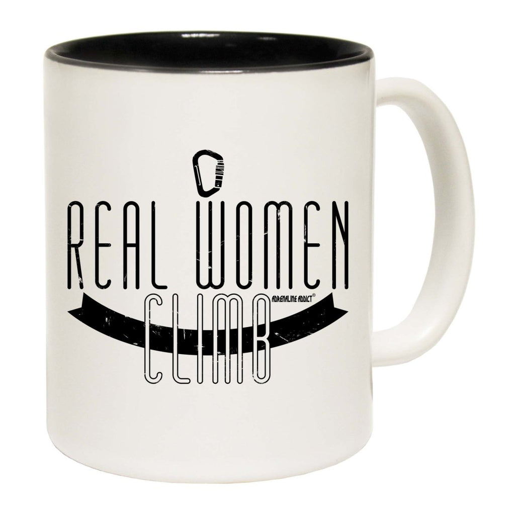 Aa Real Women Climb Mug Cup - 123t Australia | Funny T-Shirts Mugs Novelty Gifts