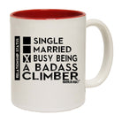 Aa Relationship Status Badass Climber Mug Cup - 123t Australia | Funny T-Shirts Mugs Novelty Gifts