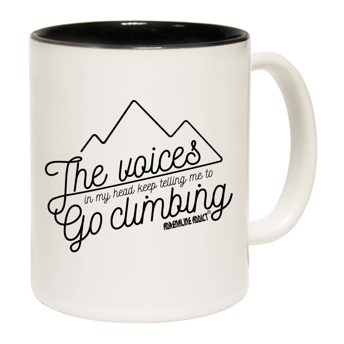 Aa The Voices In My Head Go Climbing Mug Cup - 123t Australia | Funny T-Shirts Mugs Novelty Gifts