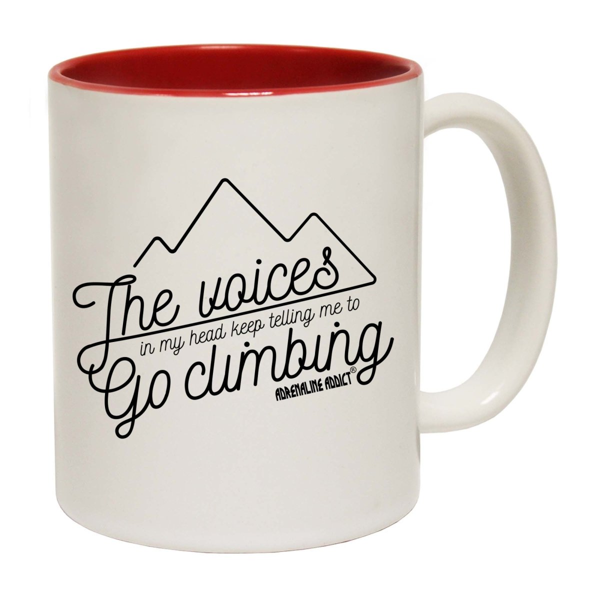 Aa The Voices In My Head Go Climbing Mug Cup - 123t Australia | Funny T-Shirts Mugs Novelty Gifts