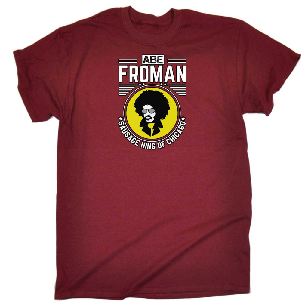 Abe Froman Sausage King Of Chicago Afro - Mens Funny T-Shirt Tshirts - 123t Australia | Funny T-Shirts Mugs Novelty Gifts