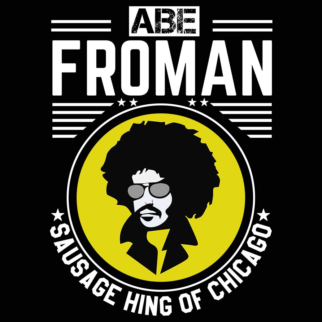 Abe Froman Sausage King Of Chicago Afro - Mens Funny T-Shirt Tshirts - 123t Australia | Funny T-Shirts Mugs Novelty Gifts