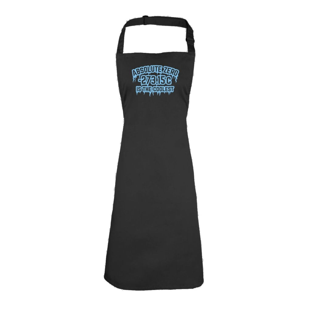 Absolute Zero Is The Coolest - Funny Novelty Kitchen Adult Apron - 123t Australia | Funny T-Shirts Mugs Novelty Gifts
