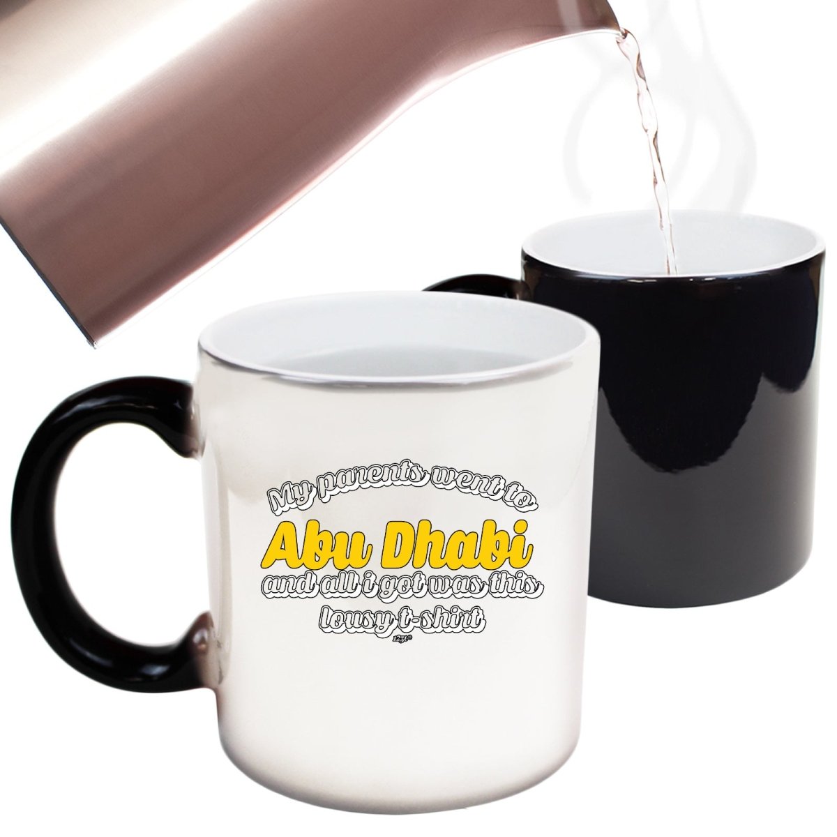 Abu Dhab My Parents Went To And All Got Mug Cup - 123t Australia | Funny T-Shirts Mugs Novelty Gifts