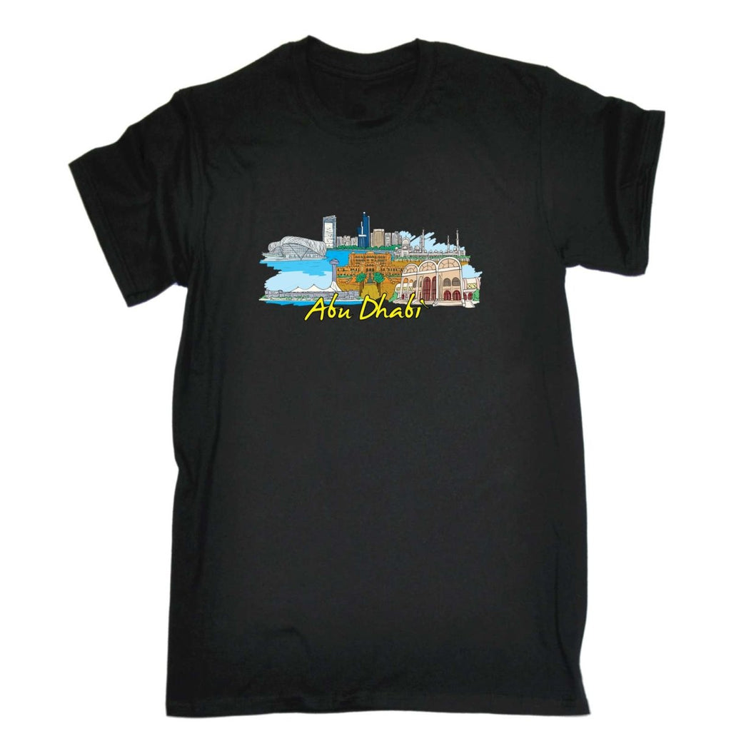 Abu Dhabi Arab Emirates Country Flag Destination - Mens Funny T-Shirt Tshirts - 123t Australia | Funny T-Shirts Mugs Novelty Gifts