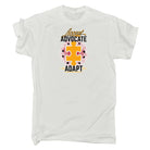 Accept Advocate Adapt Colour V2 - Mens Funny T-Shirt Tshirts - 123t Australia | Funny T-Shirts Mugs Novelty Gifts