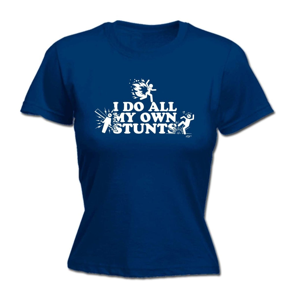 Accidents Do All My Own Stunts - Funny Novelty Womens T-Shirt T Shirt Tshirt - 123t Australia | Funny T-Shirts Mugs Novelty Gifts