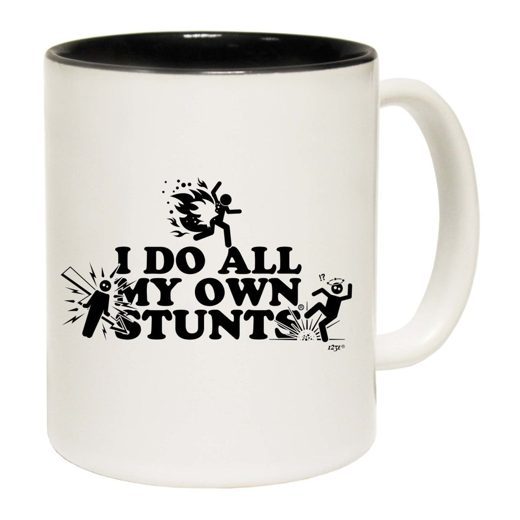 Accidents Do All My Own Stunts Mug Cup - 123t Australia | Funny T-Shirts Mugs Novelty Gifts