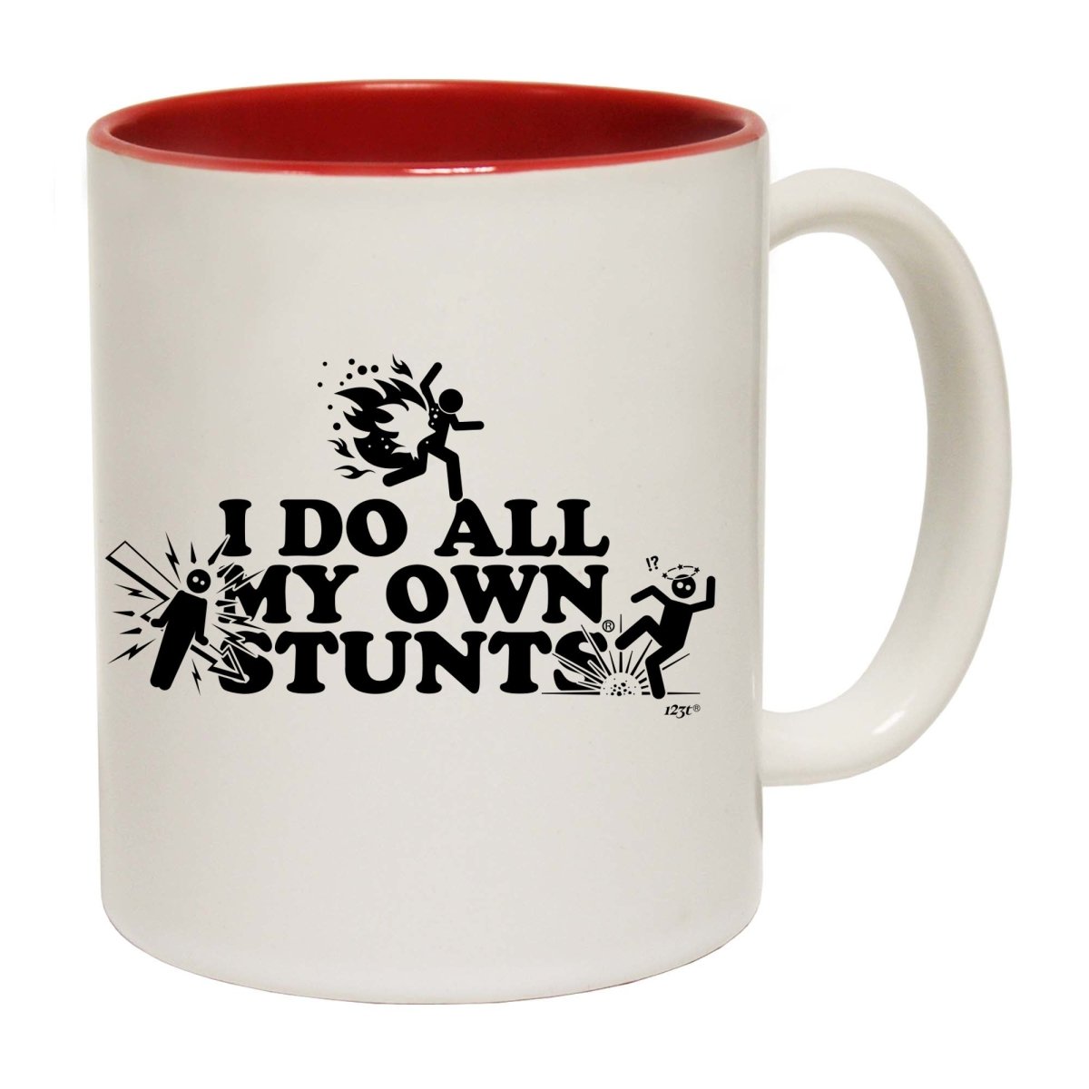 Accidents Do All My Own Stunts Mug Cup - 123t Australia | Funny T-Shirts Mugs Novelty Gifts
