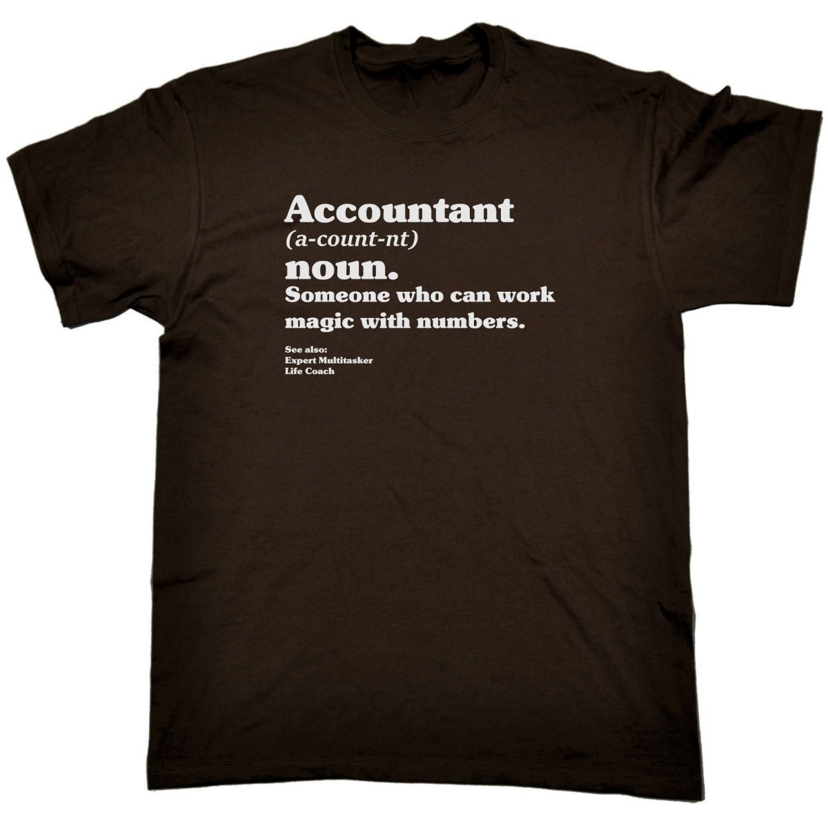 Accountant Definition Noun Fashion - Mens Funny T-Shirt Tshirts - 123t Australia | Funny T-Shirts Mugs Novelty Gifts
