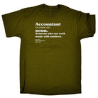 Accountant Definition Noun Fashion - Mens Funny T-Shirt Tshirts - 123t Australia | Funny T-Shirts Mugs Novelty Gifts