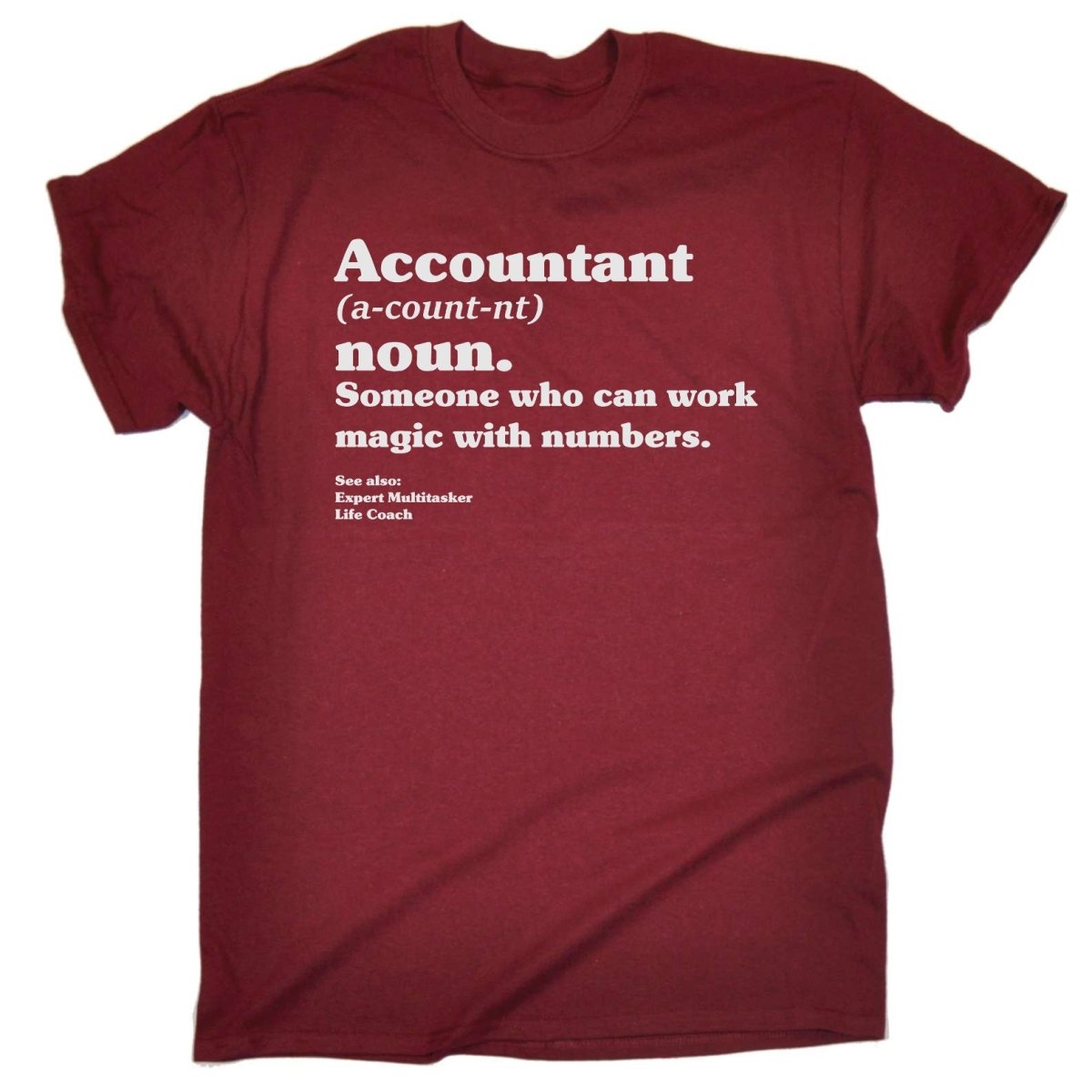 Accountant Definition Noun Fashion - Mens Funny T-Shirt Tshirts - 123t Australia | Funny T-Shirts Mugs Novelty Gifts