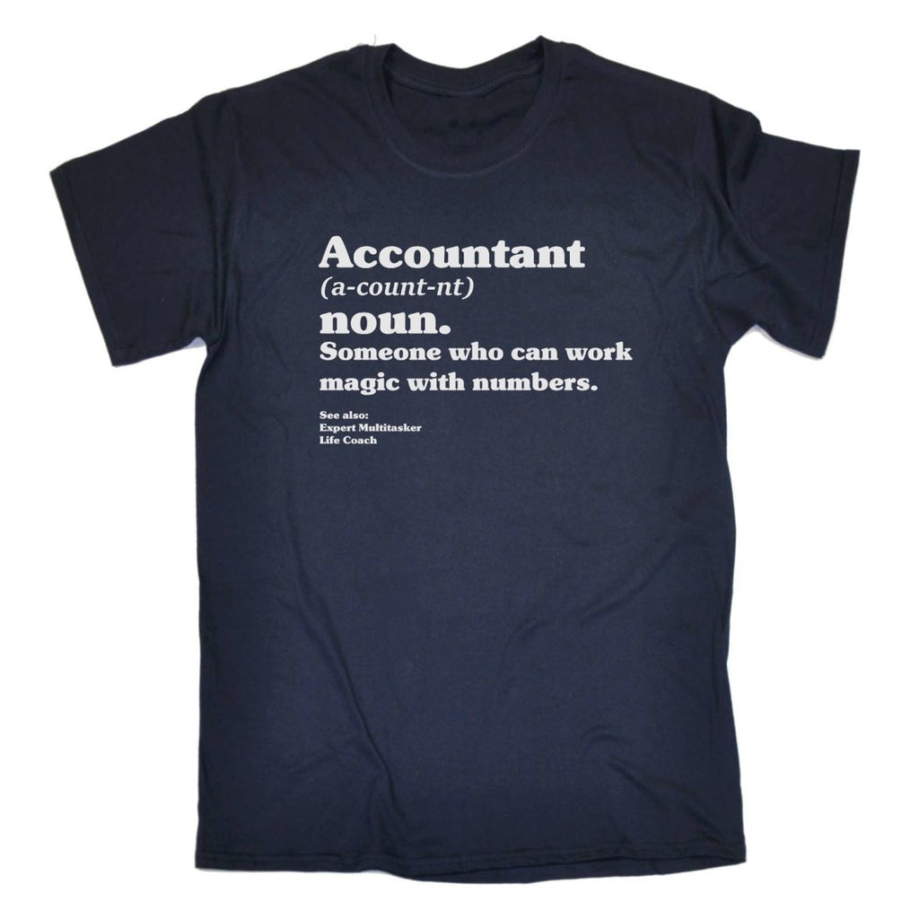 Accountant Definition Noun Fashion - Mens Funny T-Shirt Tshirts - 123t Australia | Funny T-Shirts Mugs Novelty Gifts